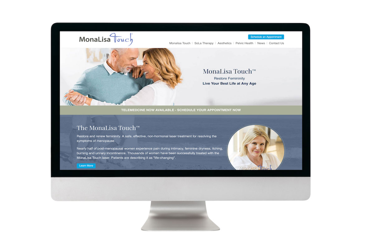 MonaLisa Touch Seattle Website Design Medical Marketing