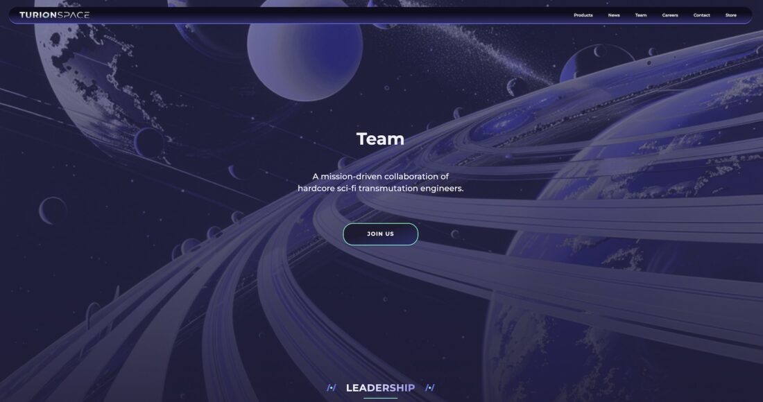 Example of website designed in dark mode. Website design services Medical Marketing Solved.